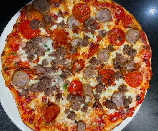 meat lovers pizza